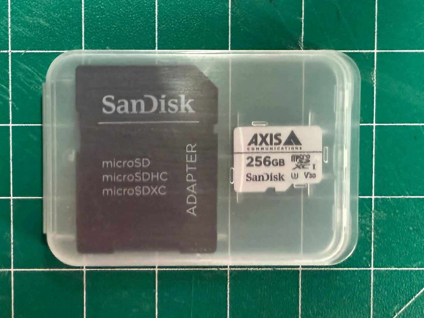 AXIS 256 GB microSDXC SD Card