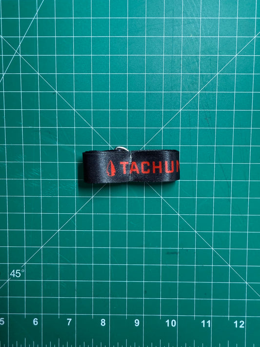 THF Lanyard Black w/ Red Font